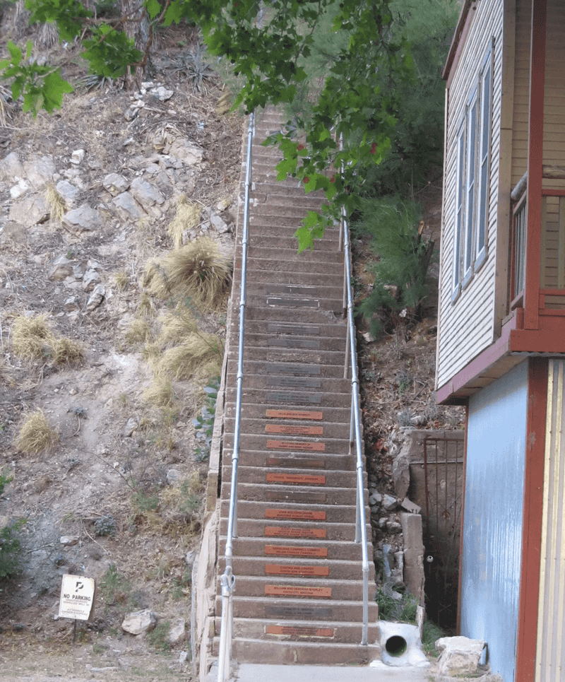 Bisbee Stairs and Hillside Neighborhoods