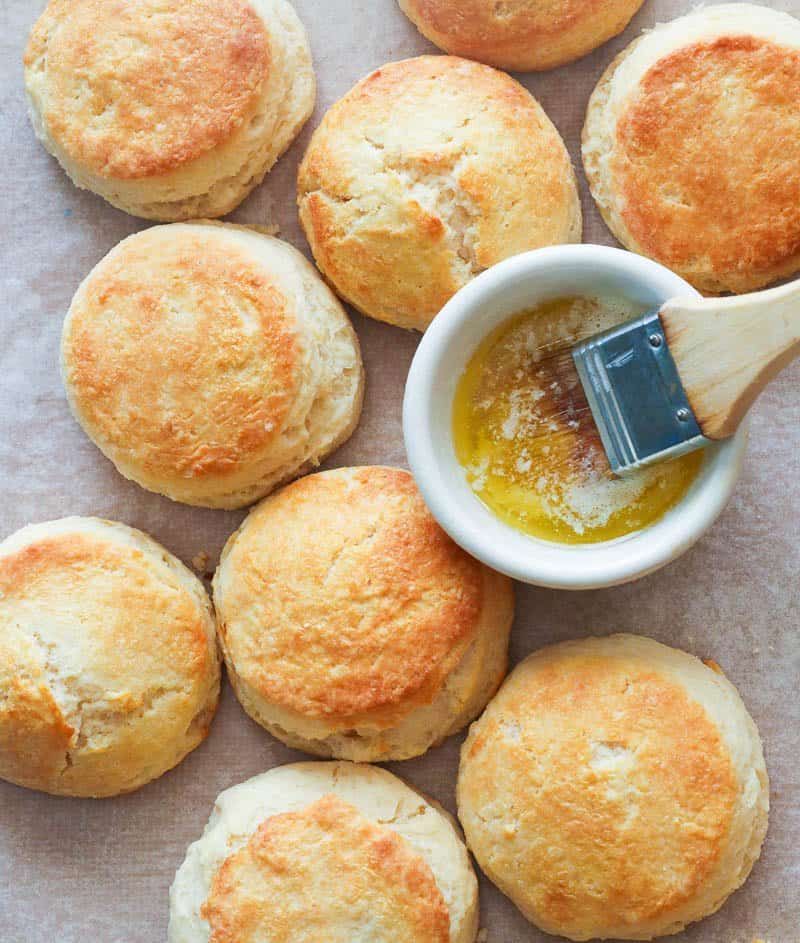 Biscuits with butter