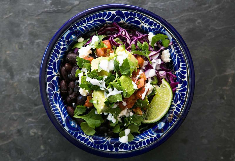 Black bean burrito bowl