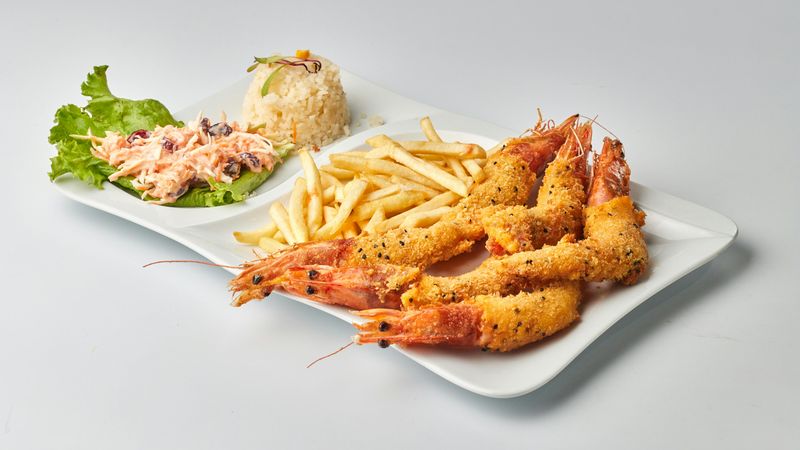 Breaded shrimp