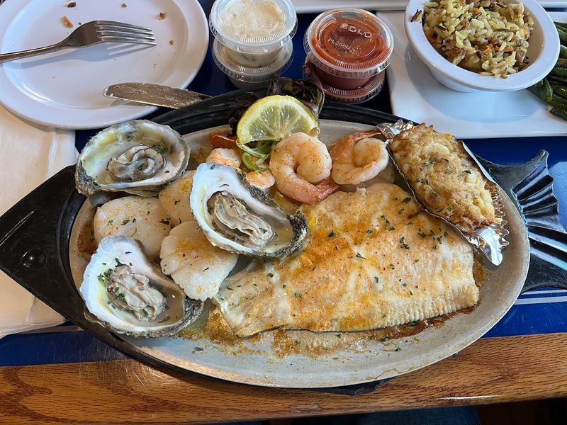 Broiled Seafood Platters Loaded With Ocean Goodness
