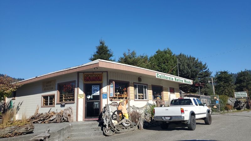 Burl Art Shops — Orick's Quirky Roadside Tradition