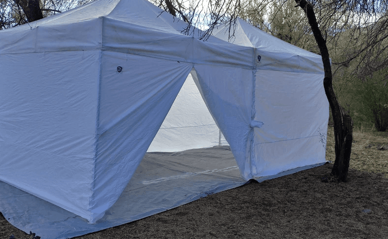 Camping Near the Lake for a Full Desert Experience