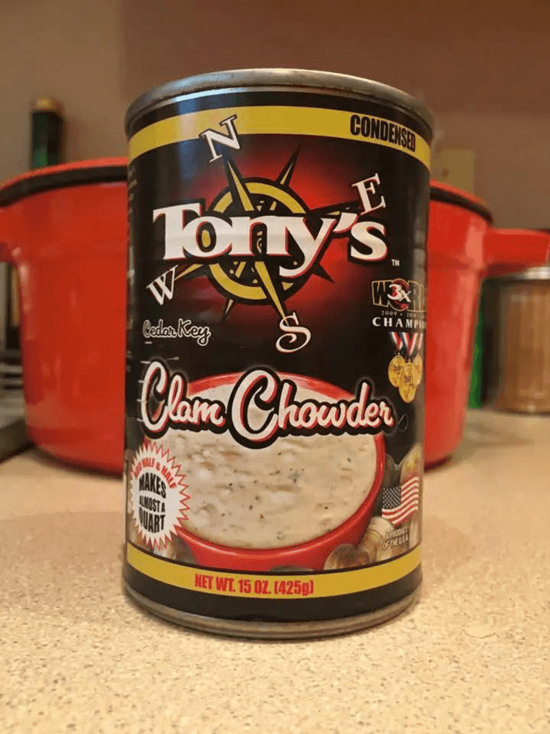 Canned Chowder To Take Home