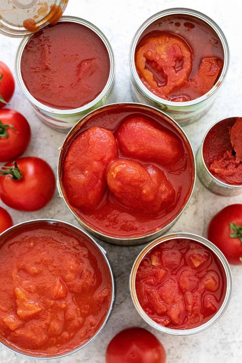 Canned tomatoes
