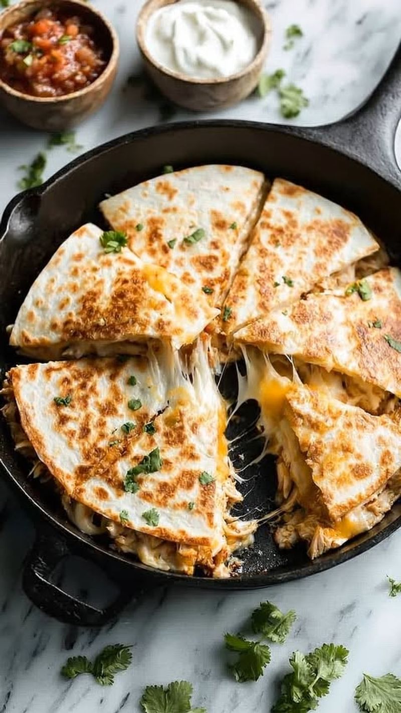 Cheese quesadillas Cheese quesadillas