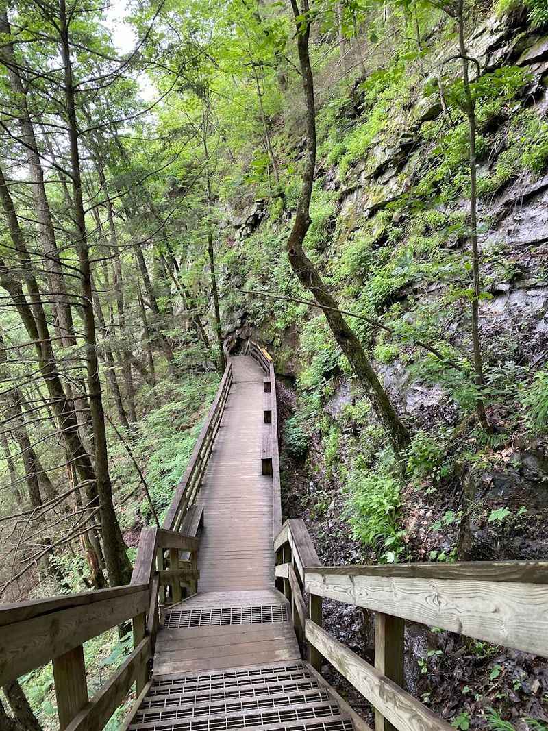 Cherokee Falls and the Famous Staircase Cherokee Falls and the Famous Staircase