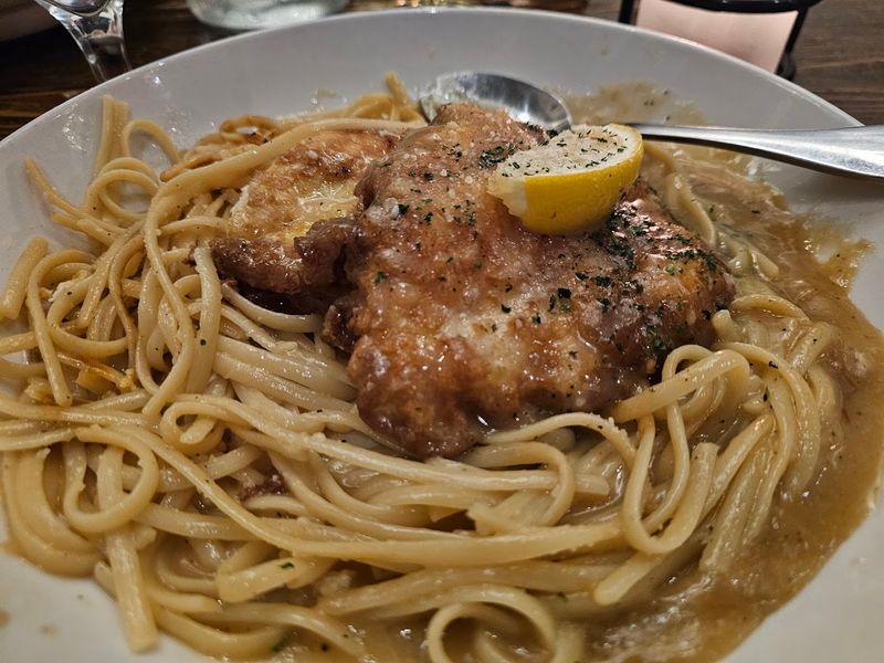 Chicken and Shrimp Alfredo Worth the Detour Chicken and Shrimp Alfredo Worth the Detour