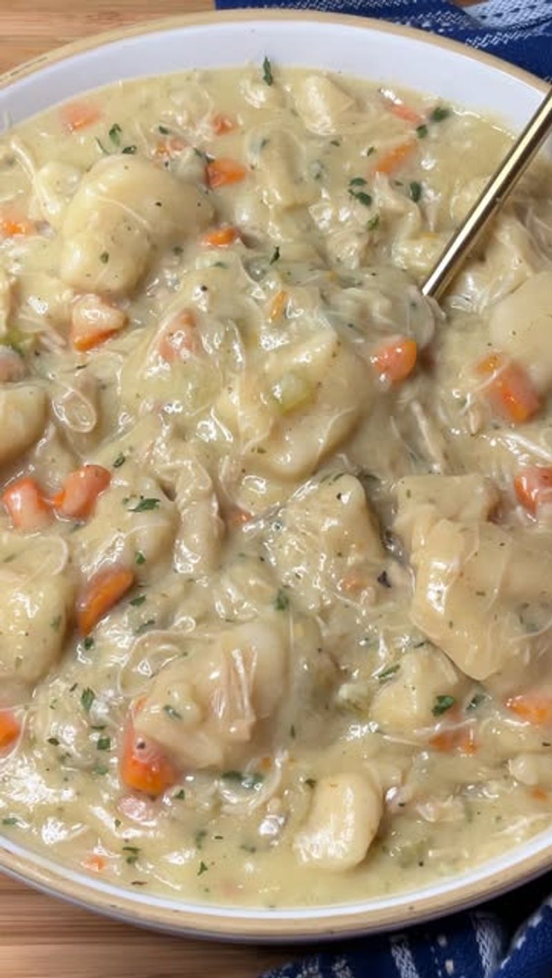 Chicken and dumplings stew
