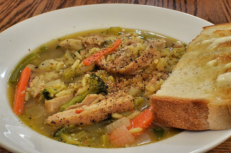 Chicken and rice soup Chicken and rice soup
