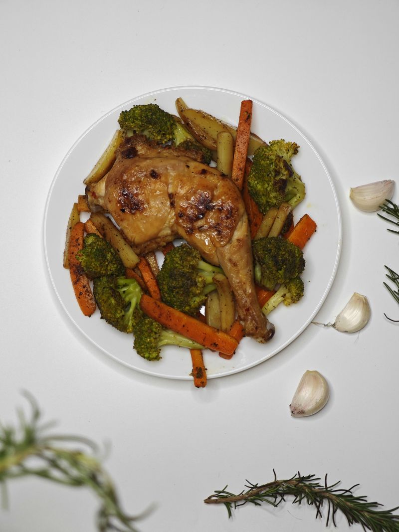 Chicken and vegetables