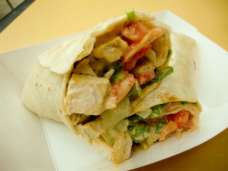 Chicken burrito wraps