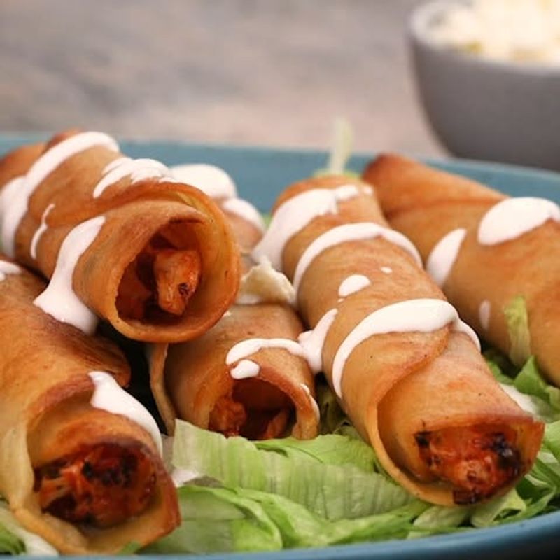 Chicken flautas Chicken flautas