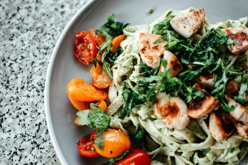 Chicken pesto pasta