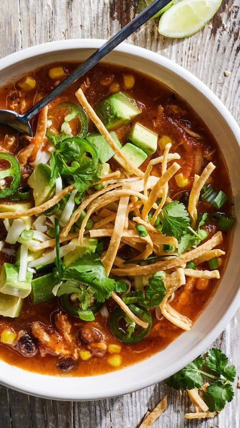 Chicken tortilla soup Chicken tortilla soup