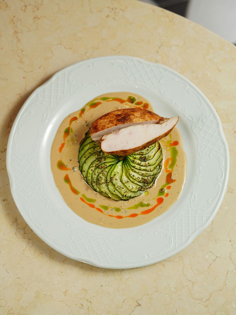 Chicken with zucchini