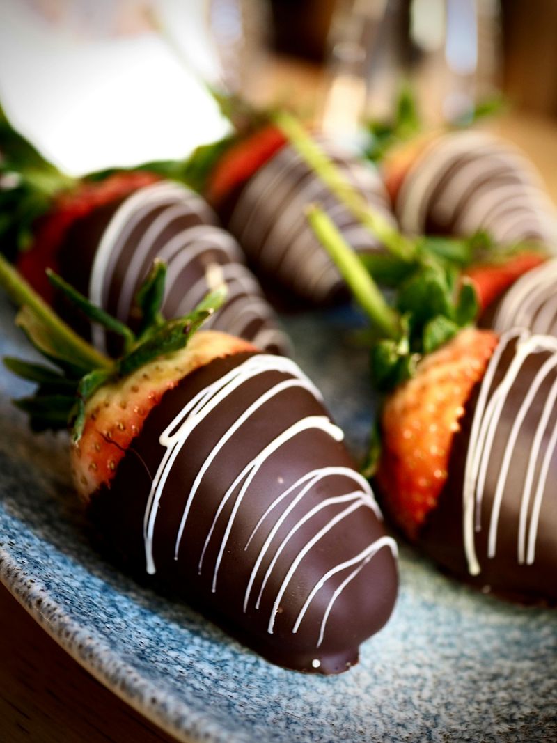Chocolate-dipped strawberries