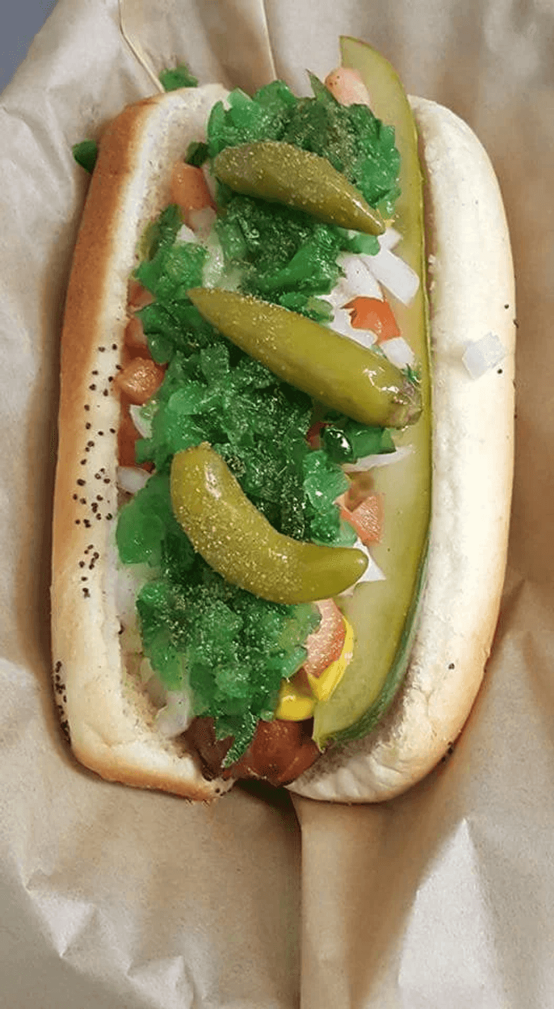 Classic Chicago-Style Hot Dog