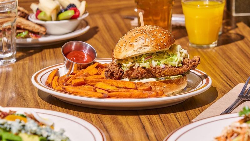 Classic Diner Burger with All the Fixings