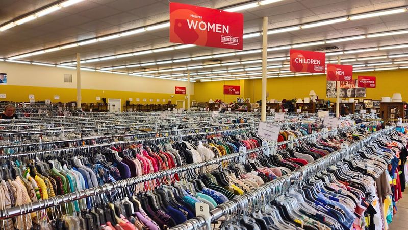 Clothing Racks That Seem to Go On Forever