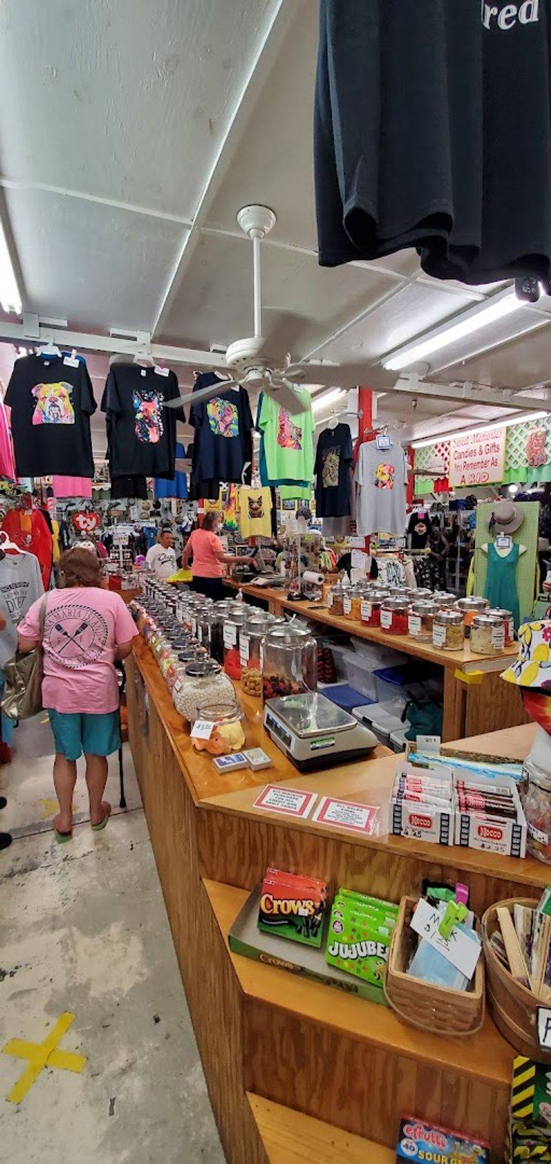 Clothing, T-Shirts, and Souvenir Shopping All Under One Roof