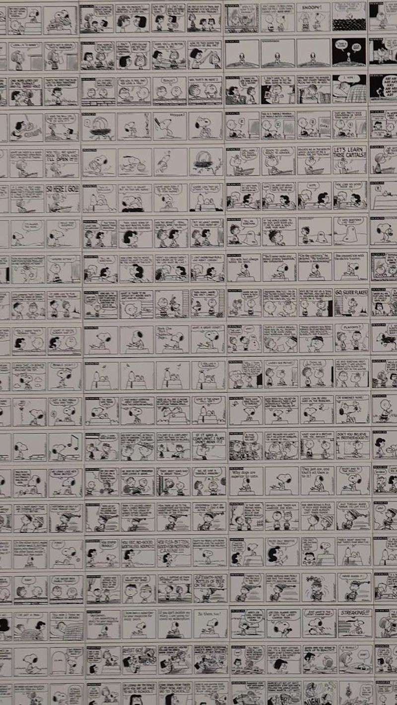 Comic Strip Tiles in the Bathrooms