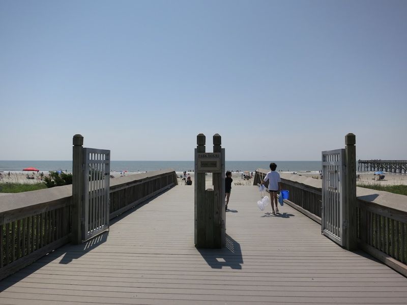 Convenient Beach Access Ramp and Boardwalk