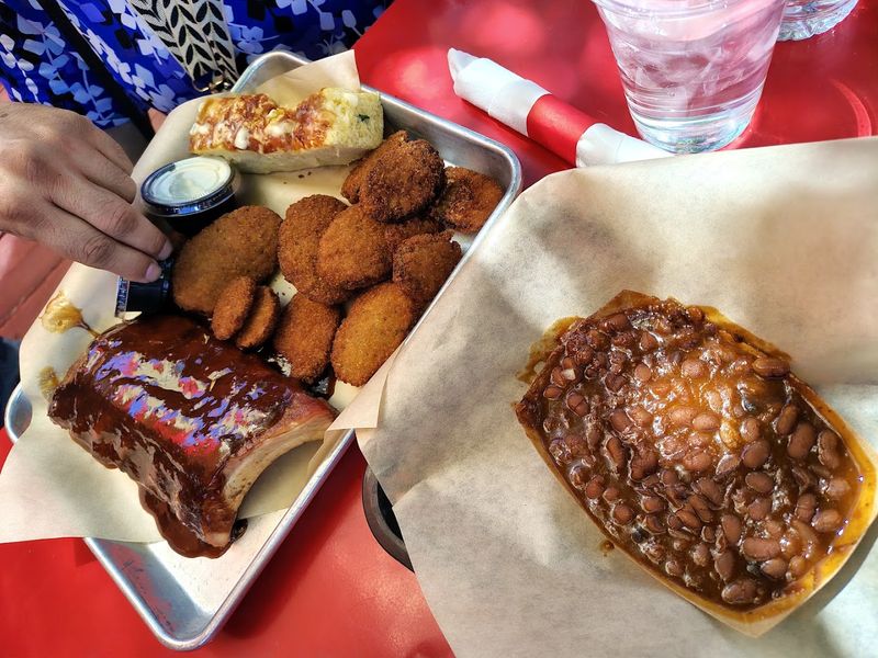 Cornbread and Baked Beans That Round Out Every Order