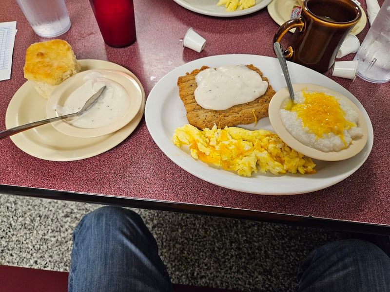 Country Fried Steak and Pancakes