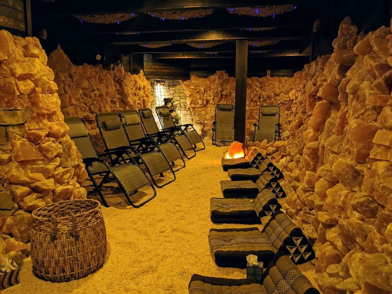 Couples Massage in the Salt Cave