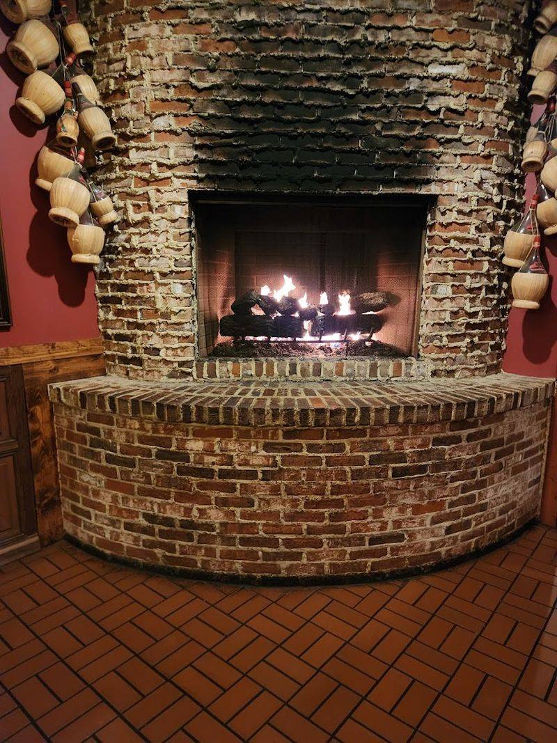 Cozy Fireplace Ambiance and Warm Decor