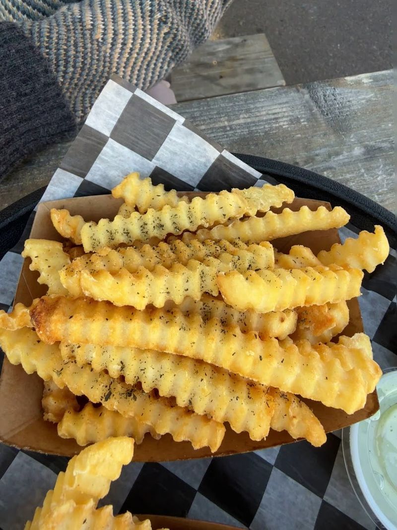 Crinkle Cut Fries With Dipping Sauces — A Whole Mood