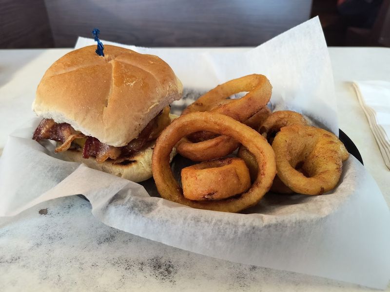Crispy Fries and Legendary Onion Rings on the Side