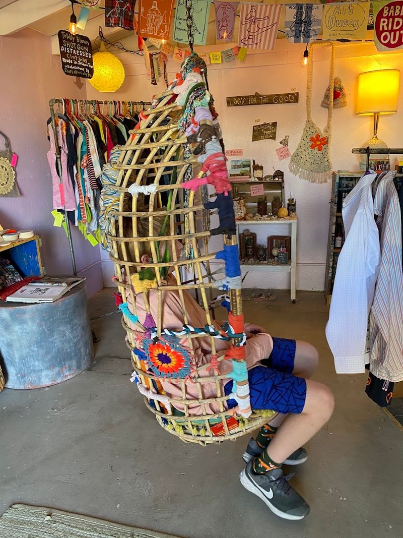 Crochet Pieces Even Hang from the Ceiling