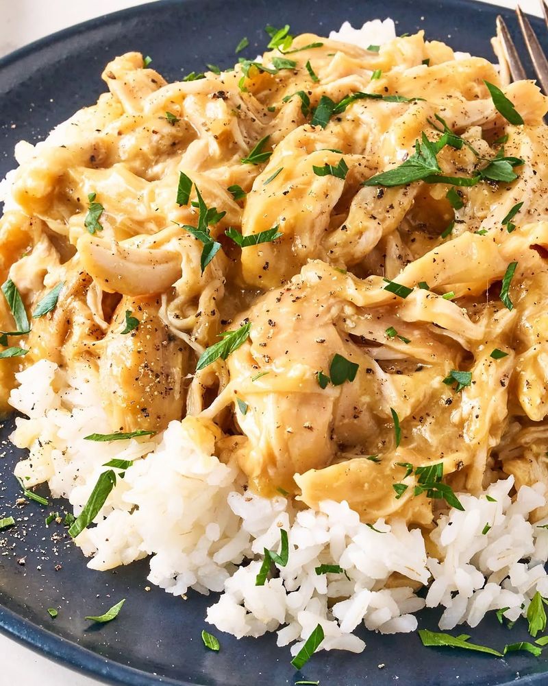 Crockpot chicken and rice Crockpot chicken and rice