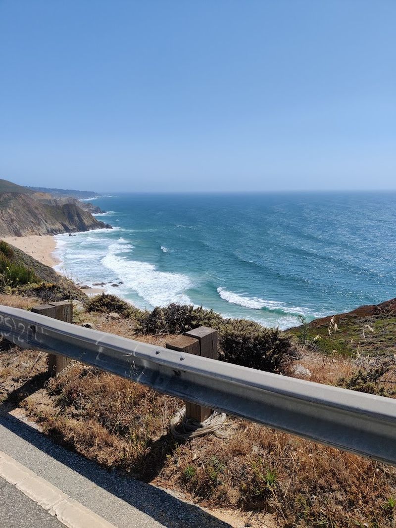 Crossing Highway 1 Safely from the Parking Lot