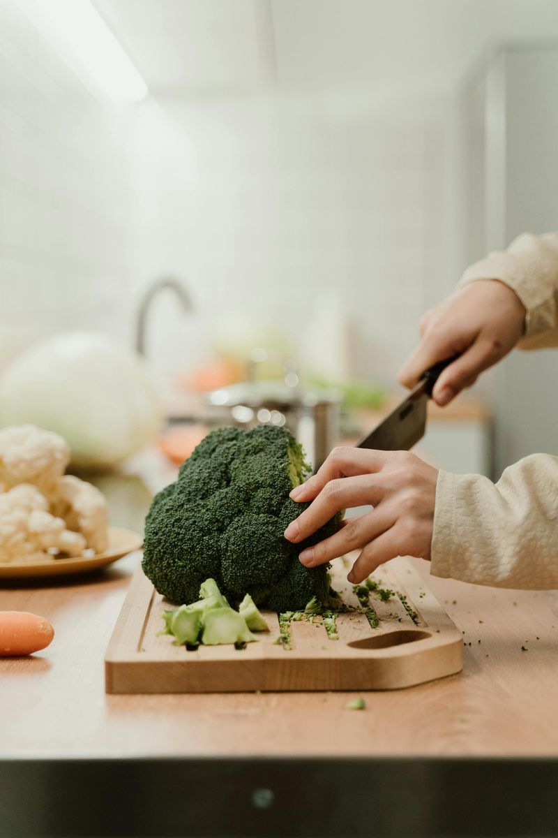 Cutting vegetables evenly