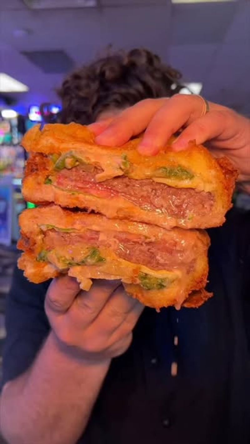 Deep-Fried Burger - Fair-style American burger