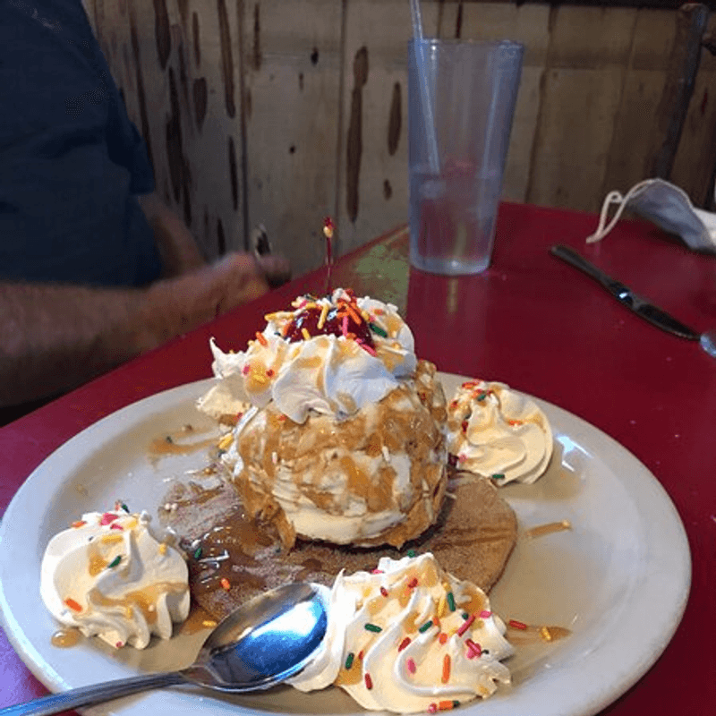 Deep Fried Ice Cream for Dessert