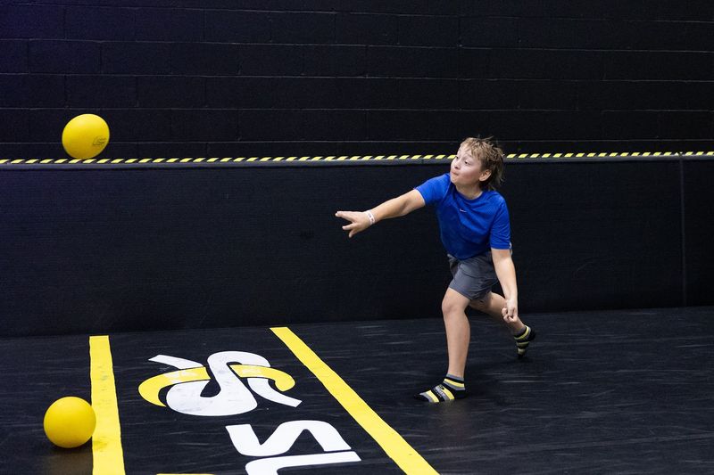 Dodgeball Court Where Competitive Energy Goes Through the Roof