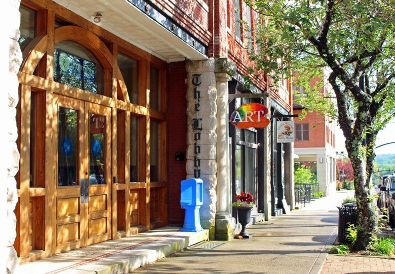 Downtown Brevard's Main Street