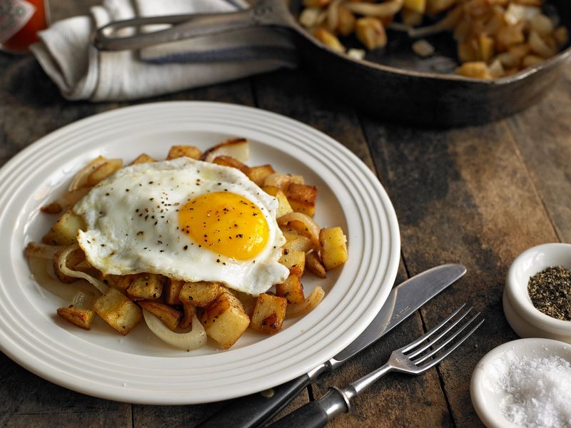 Egg and potato hash
