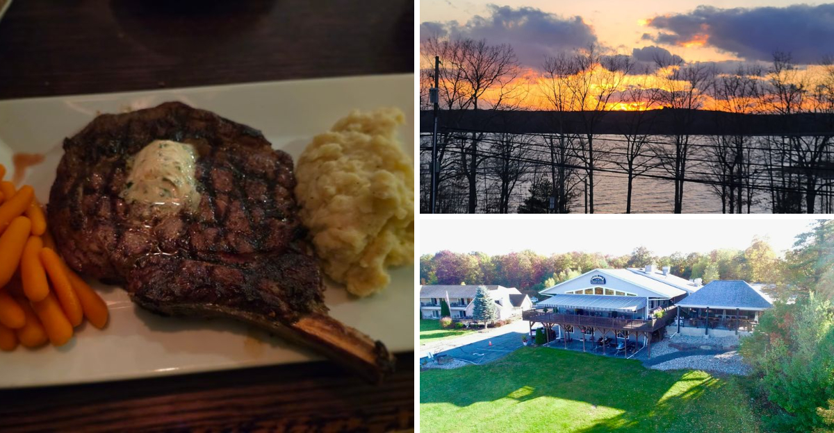 Enjoy mouthwatering steaks paired with breathtaking lake views at this unforgettable Pennsylvania restaurant