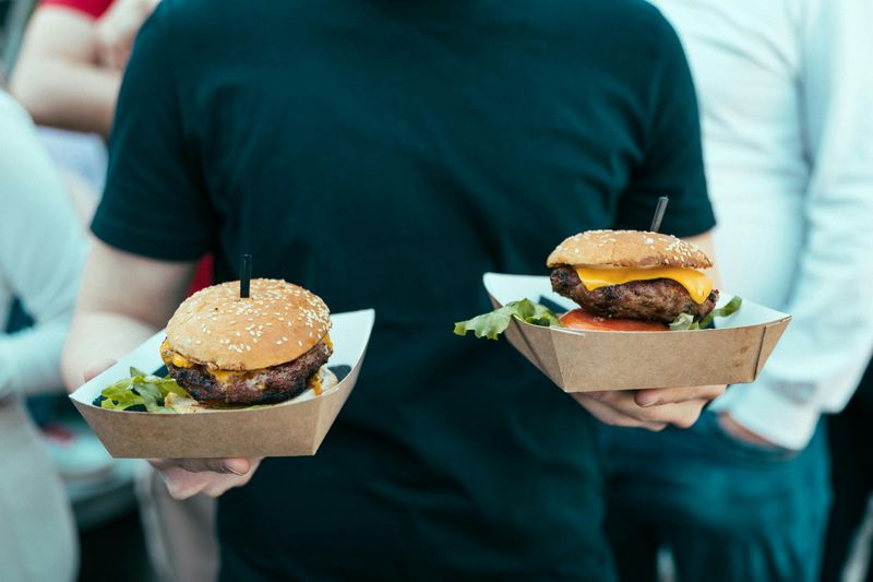 Fast food burgers