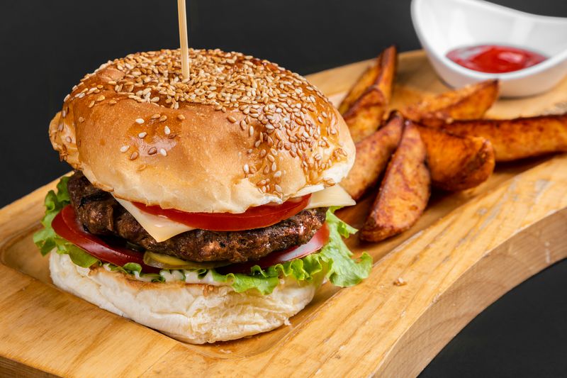 Fast food burgers