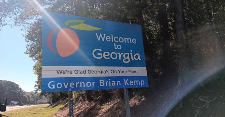 Few things feel better than seeing a “Welcome to Georgia” sign after a long trip away
