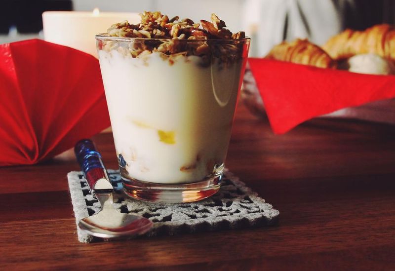 Flavored yogurt