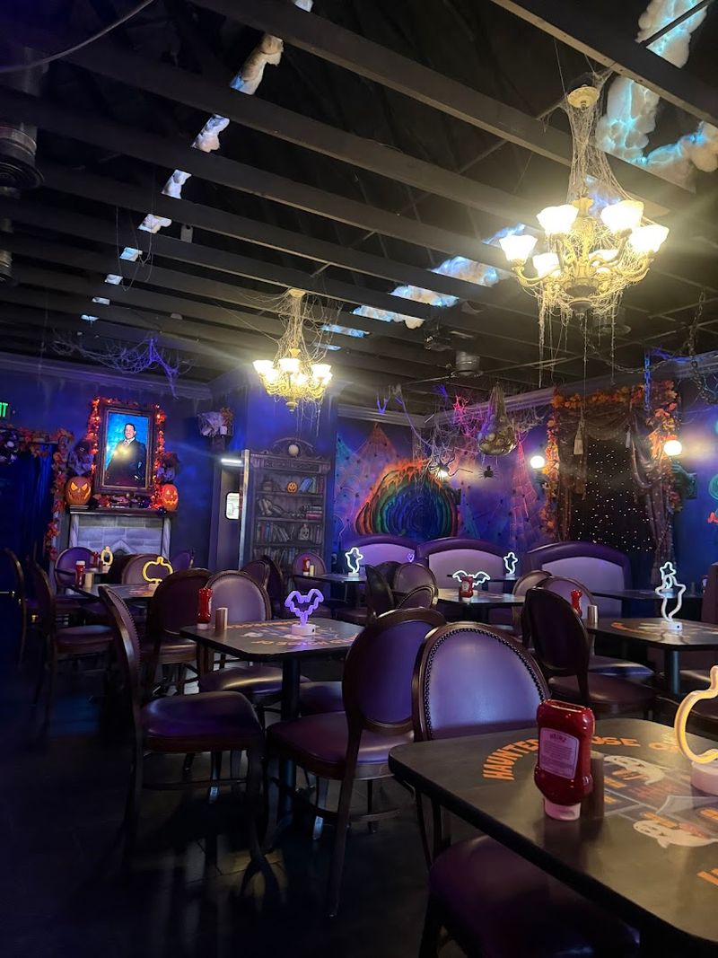 Floor-to-Ceiling Horror Decor Inside the Dining Room