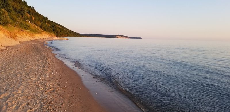 Frankfort Beach on Lake Michigan