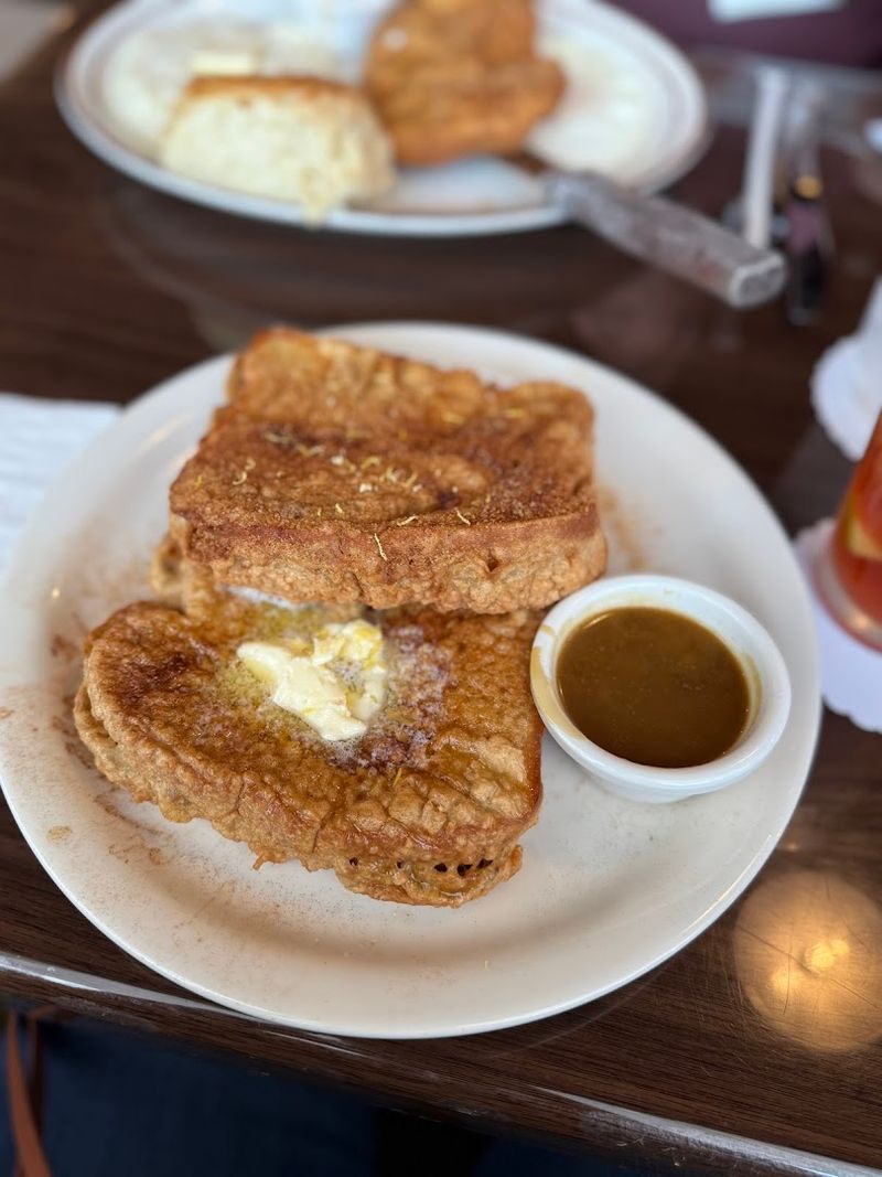 French Toast With Candied Pecans and Specialty Syrup
